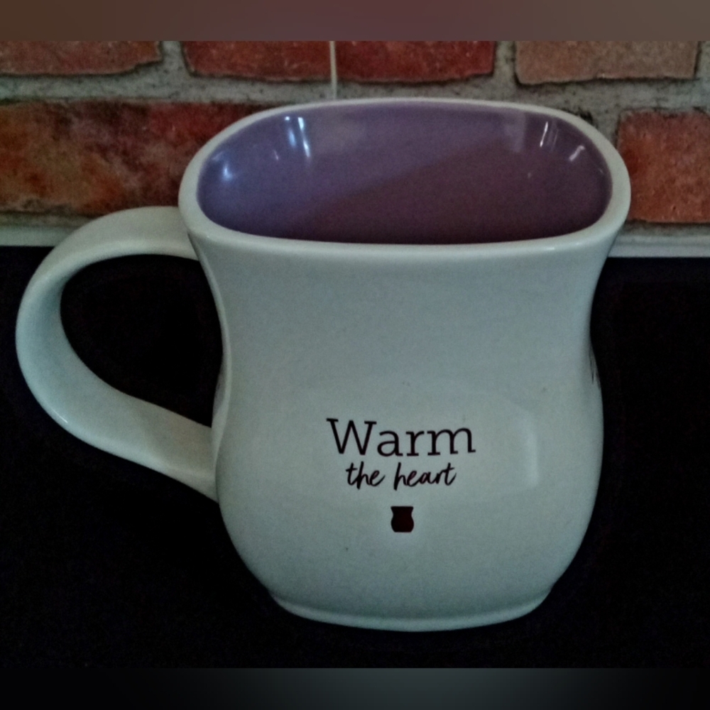 Scentsy Classic Curve Mug Purple Inspirational Mantra Coffee Tea Cup Square
